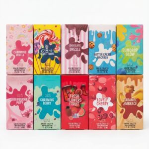 Candy Glow Kids’ Perfume Collection – 10 Sweet Scents (50ml)