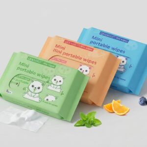 QIANHUI Mini Portable Wipes – Box of 6 (3 Variants)