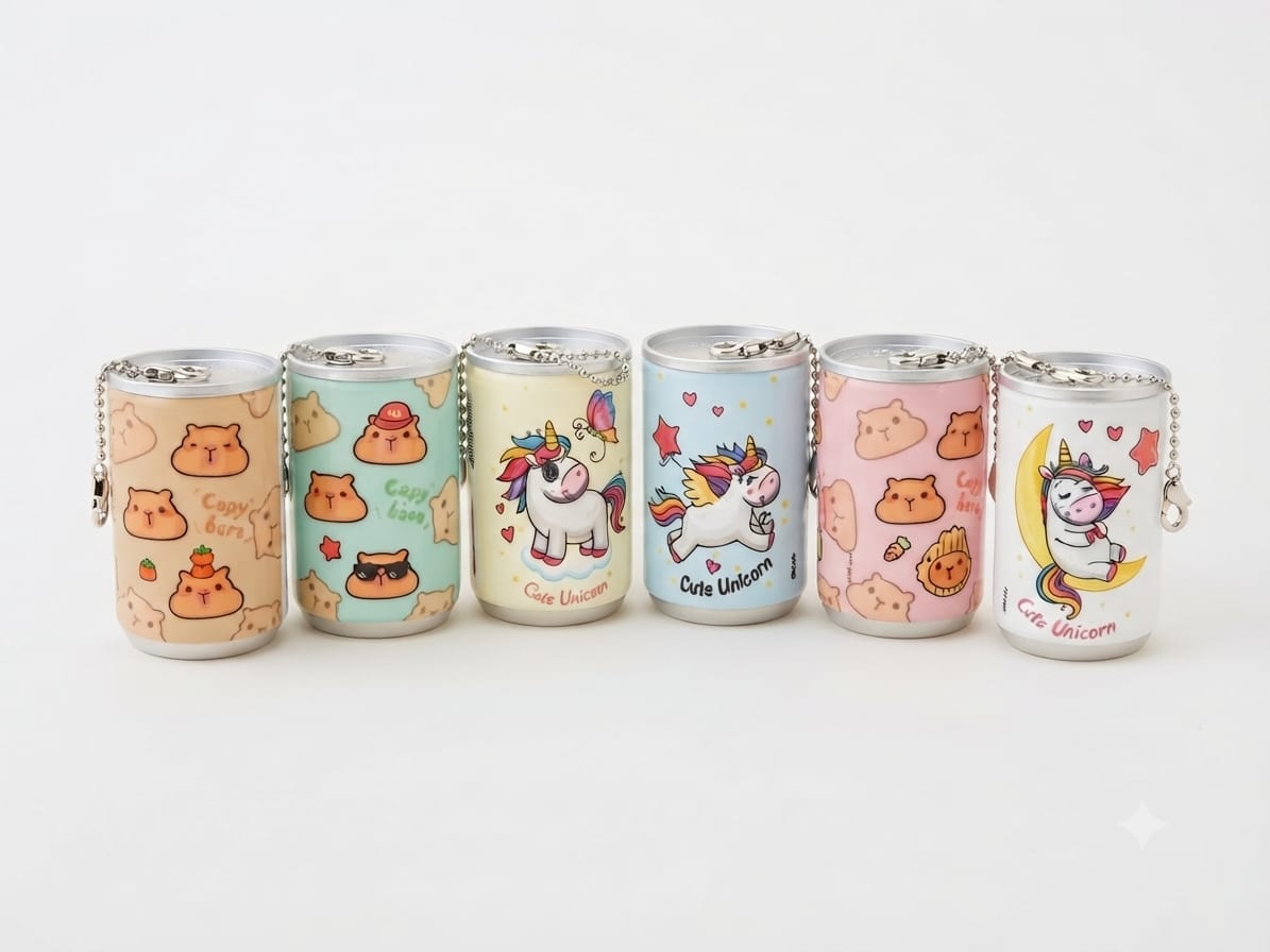 Mini Wipes Can Collection – Capybara & Unicorn Designs
